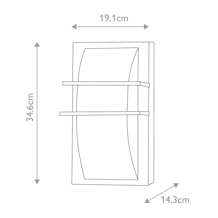 Sven 1 Light Wall Lantern - Comet Lighting