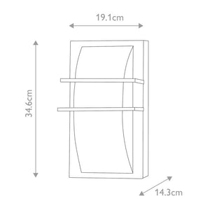 Sven 1 Light Wall Lantern - Comet Lighting