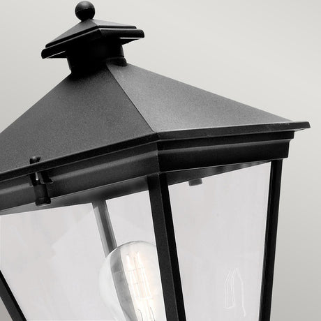 Turin 1 Light Up Wall Lantern - Black - Comet Lighting