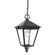 Turin 1 Light Chain Lantern - Black - Comet Lighting