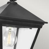 Turin 1 Light Chain Lantern - Black - Comet Lighting