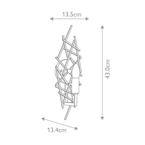 Taiko 1 Light Wall Light - Comet Lighting