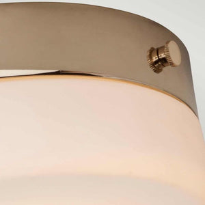 Tamar 1 Light Medium Flush Light - Polished Gold - Comet Lighting