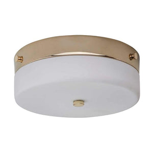 Tamar 1 Light Medium Flush Light - Polished Gold - Comet Lighting