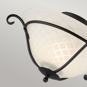 Torchiere 1 Light Flush Light - Comet Lighting