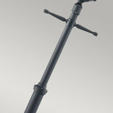 Turin Grande 1 Light Signal Post - Black - Comet Lighting