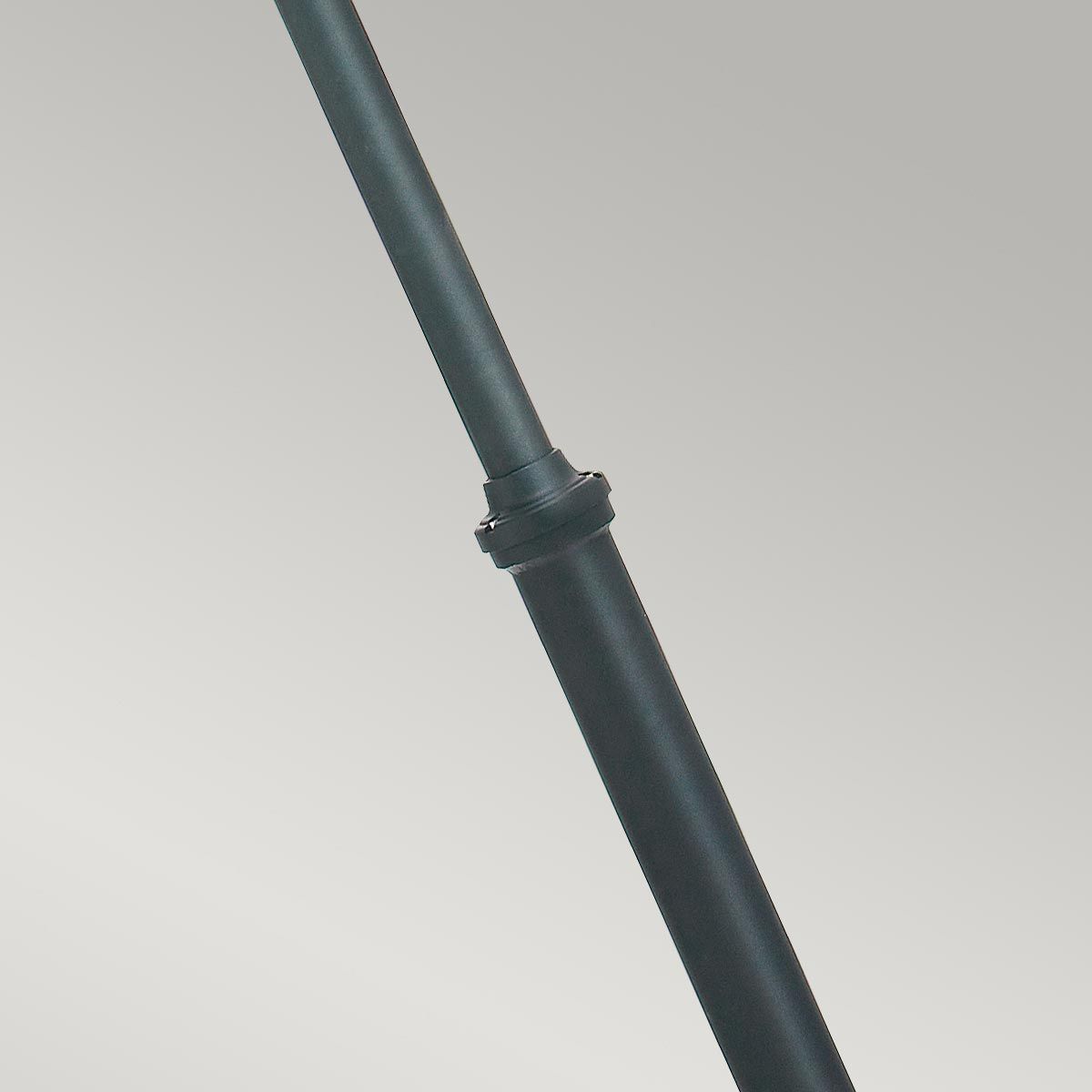 Turin Grande 2 Light Twin Lamp Post - Black - Comet Lighting