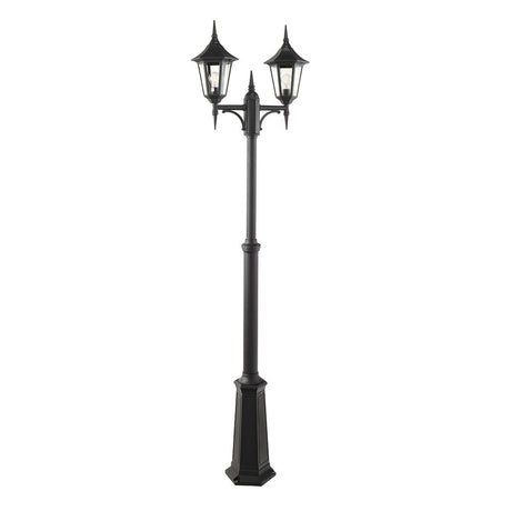 Valencia 2 Light Twin Head Lamp Post - Comet Lighting