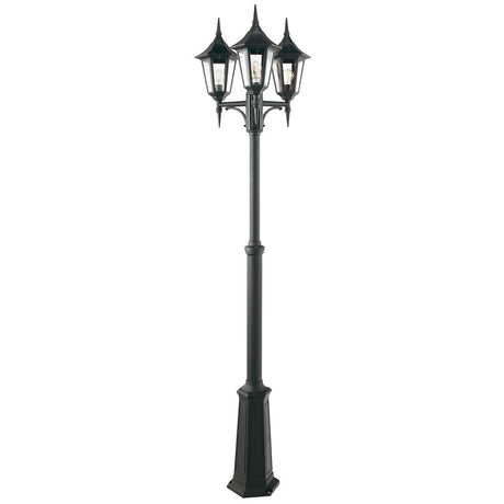 Valencia 3 Light Triple Head Lamp Post - Comet Lighting