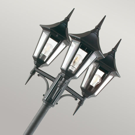 Valencia 3 Light Triple Head Lamp Post - Comet Lighting