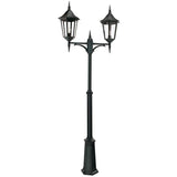 Valencia Grande 2 Light Twin Head Lamp Post - Comet Lighting
