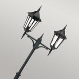 Valencia Grande 2 Light Twin Head Lamp Post - Comet Lighting