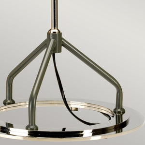 Vicenza Table Lamp - White Polished Nickel - Comet Lighting