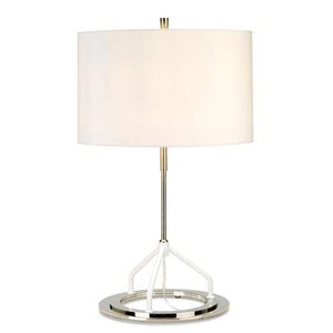 Vicenza Table Lamp - Dark Grey Polished Nickel - Comet Lighting