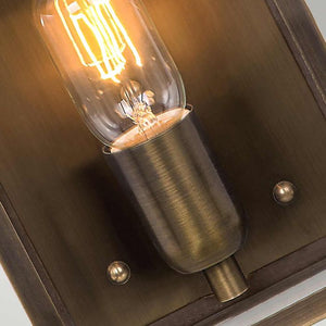 Victoria 1 Light Wall Lantern - Brass - Comet Lighting