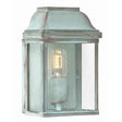 Victoria 1 Light Wall Lantern - Verdigris - Comet Lighting