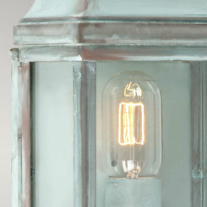 Victoria 1 Light Wall Lantern - Verdigris - Comet Lighting