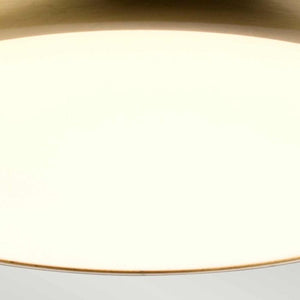 Welland 1 Light Mini LED Flush Light - Aged Brass - Comet Lighting
