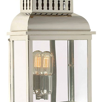Westminster Outdoor Wall Lantern Polished Nickel