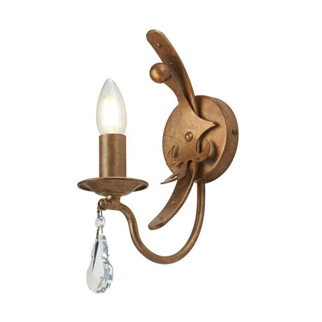 Windsor 1 Light Wall Light - Gold Patina - Comet Lighting