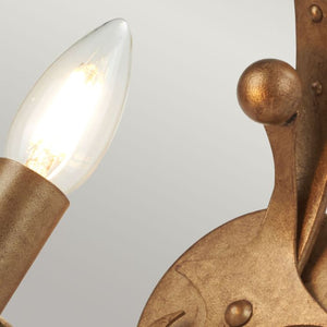 Windsor 1 Light Wall Light - Gold Patina - Comet Lighting