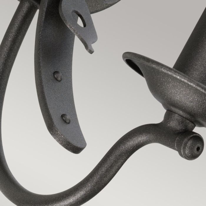 Windsor 1 Light Wall Light - Graphite - Comet Lighting