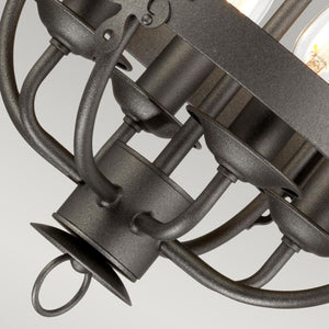 Windsor 4 Light Pendant - Graphite - Comet Lighting