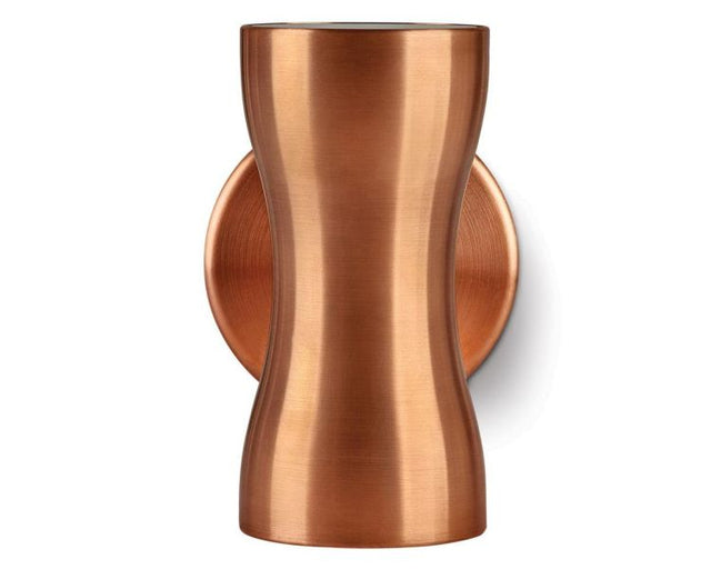 WL070 wall light, solid copper, narrow beam, mains voltage, 2700K 