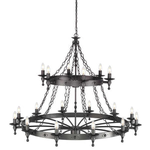 Warwick 18 Light Chandelier - Comet Lighting
