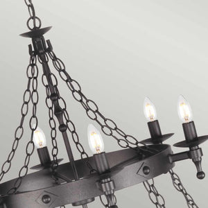 Warwick 18 Light Chandelier - Comet Lighting