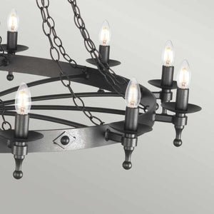 Warwick 18 Light Chandelier - Comet Lighting