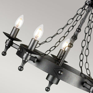 Warwick 5 Light Chandelier - Comet Lighting