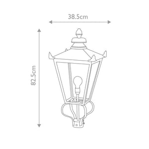 Wilmslow 1 Light Lantern Head Only - Comet Lighting