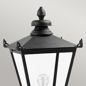Wilmslow 1 Light Pedestal Lantern - Comet Lighting