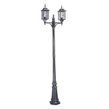 Wexford Outdoor Lamp Post Black/Silver - Comet Lighting