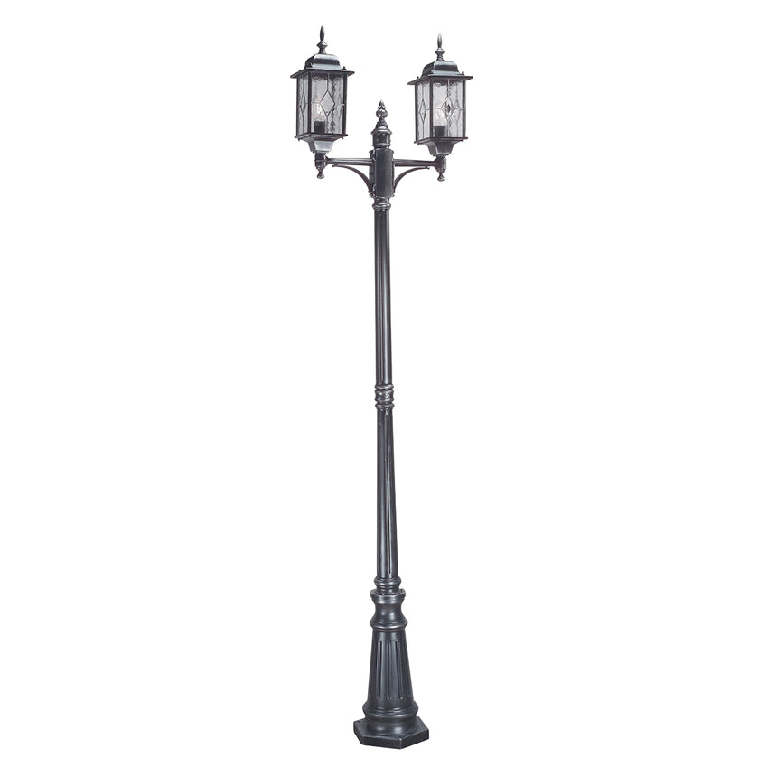 Wexford Outdoor Lamp Post Black/Silver